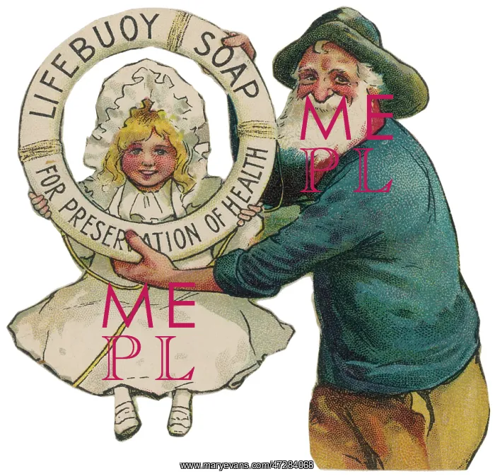 : Advert for Lifebuoy Soap 1890 : Advert for Lifebuoy Soap 1890