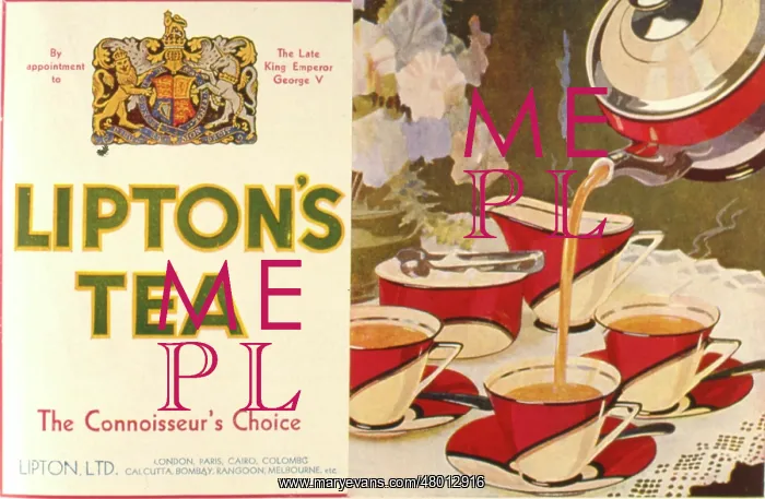 : Advertisement for Lipton's Tea : Advertisement for Lipton's Tea