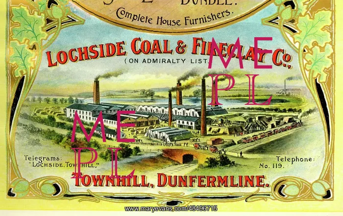 : Advert, Lochside Coal & Fireclay Co, Townhill, Dunfermline : Advert, Lochside Coal & Fireclay Co, Townhill, Dunfermline