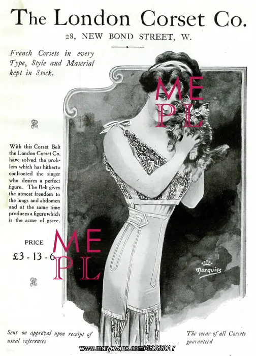 : Advert, The London Corset Co : Advert, The London Corset Co