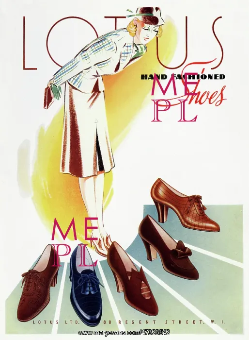  : Advert for Lotus shoes 1938