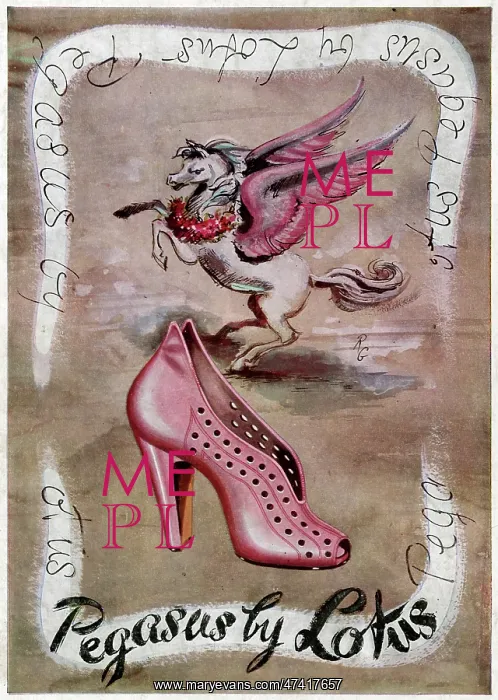 : Advert for Lotus shoes 1948 : Advert for Lotus shoes 1948