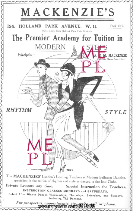 : Advert for Mackenzie's, Premier Academy for Dance Tuition : Advert for Mackenzie's, Premier Academy for Dance Tuition