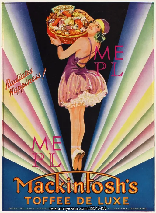 : Advert for Mackintosh Toffee : Advert for Mackintosh Toffee