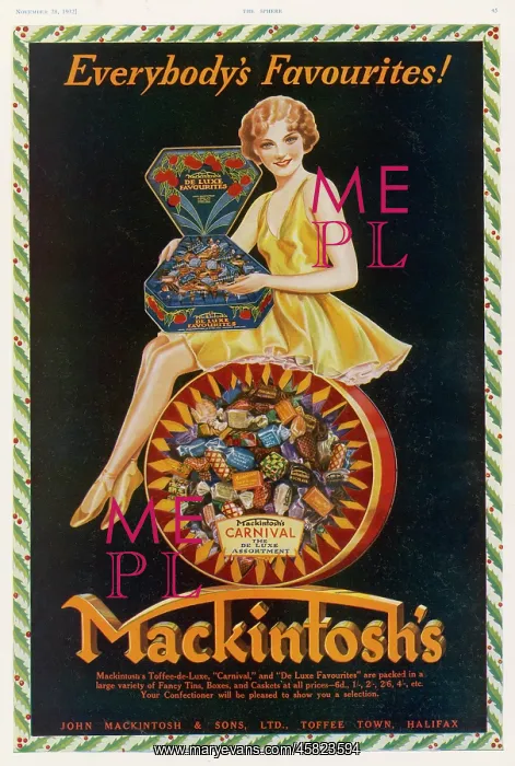 : Advert for Mackintosh's toffee : Advert for Mackintosh's toffee