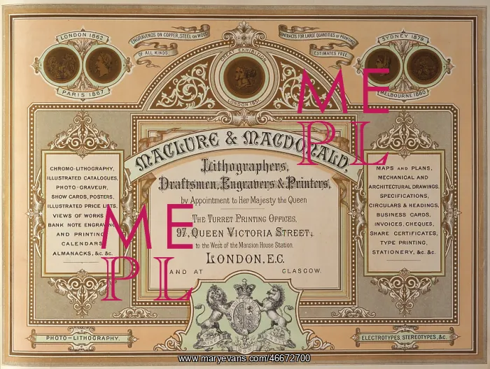: Advertisement for Maclure & Macdonald : Advertisement for Maclure & Macdonald