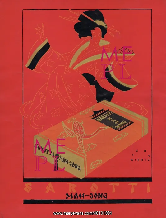  : Advert for Mah Jong (1925)