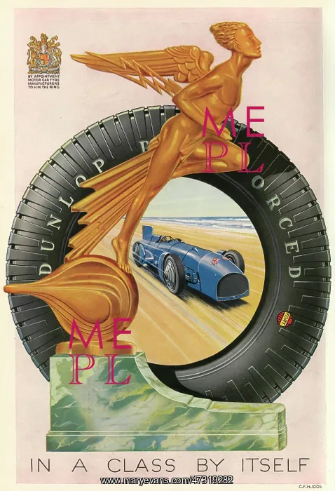 : Advert for Malcolm campbell 1931 : Advert for Malcolm campbell 1931