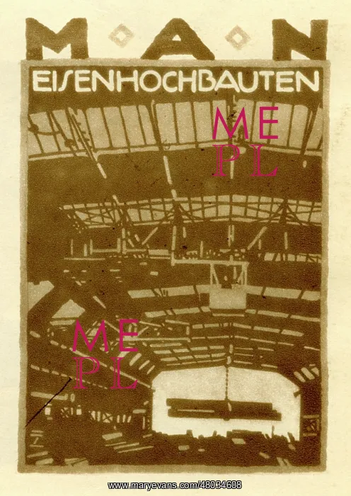 : An advertisement for MAN Iron Buildings : An advertisement for MAN Iron Buildings