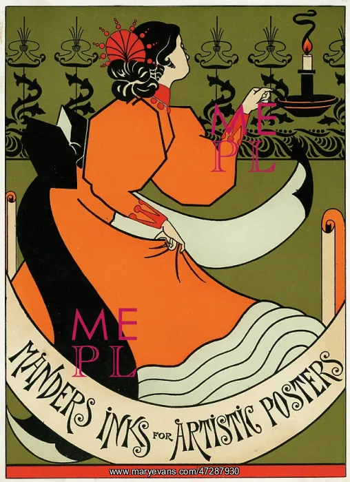  : Advert for Manders Inks 1897