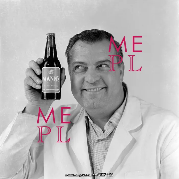 : Advertisement for Manns brown ale : Advertisement for Manns brown ale