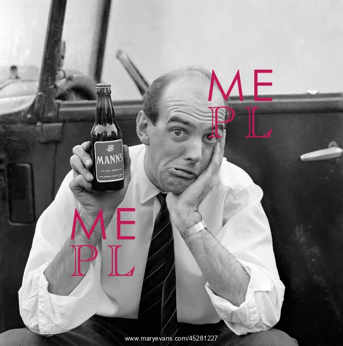 : Advertisement for Manns brown ale : Advertisement for Manns brown ale