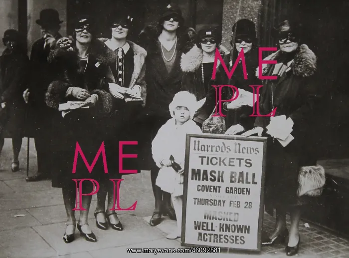 : Advertising for a masked ball at Covent : Advertising for a masked ball at Covent