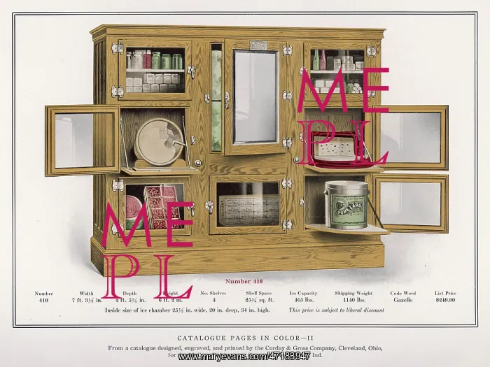 : Advert for McCray Refrigerator 1912 : Advert for McCray Refrigerator 1912