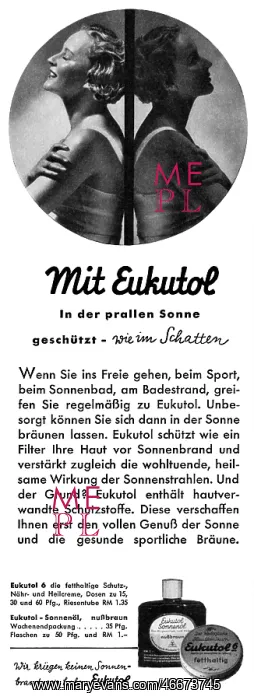 : advertising, medicine, sunscreen, Eukutol suntan : advertising, medicine, sunscreen, Eukutol suntan