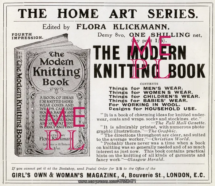 : Advert for The Modern Knitting Book : Advert for The Modern Knitting Book