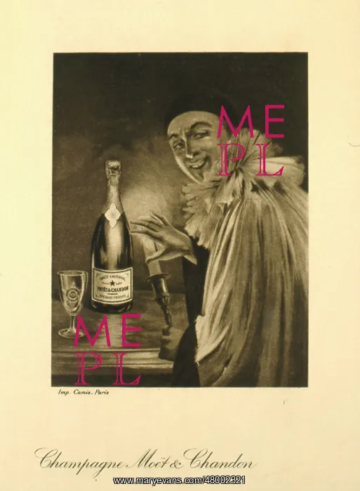 : Advertisement for Moet & Chandon champagne : Advertisement for Moet & Chandon champagne
