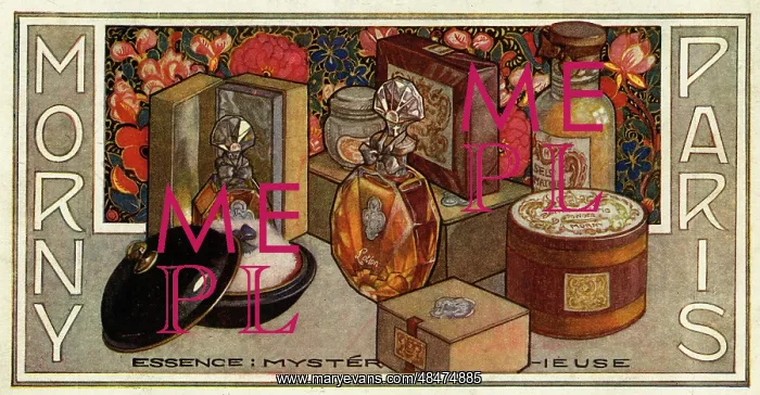 : Advertisement, Morny Paris perfume : Advertisement, Morny Paris perfume