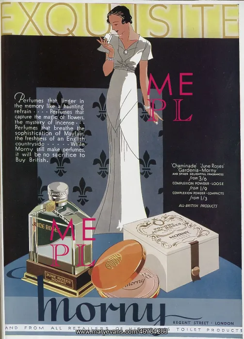 : Advert for Morny Perfumes : Advert for Morny Perfumes