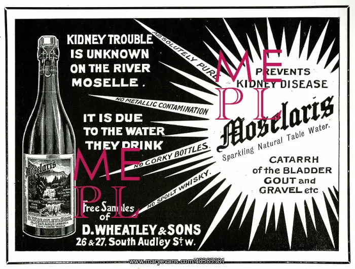 : Advert, Moselaris sparkling natural table water : Advert, Moselaris sparkling natural table water