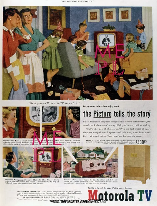 : Advertisement for Motorola TV : Advertisement for Motorola TV