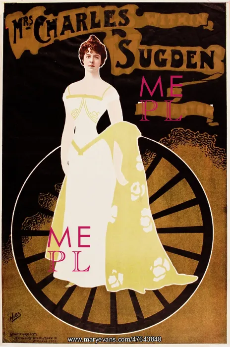  : Advertisement for Mrs Charles Sugden