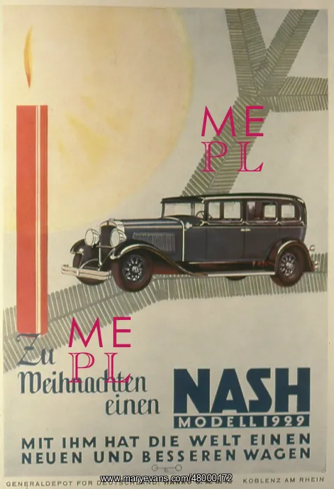 : Advertisement for Nash motor car : Advertisement for Nash motor car