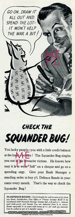 : Advert from the National Savings Committee 1943 : Advert from the National Savings Committee 1943