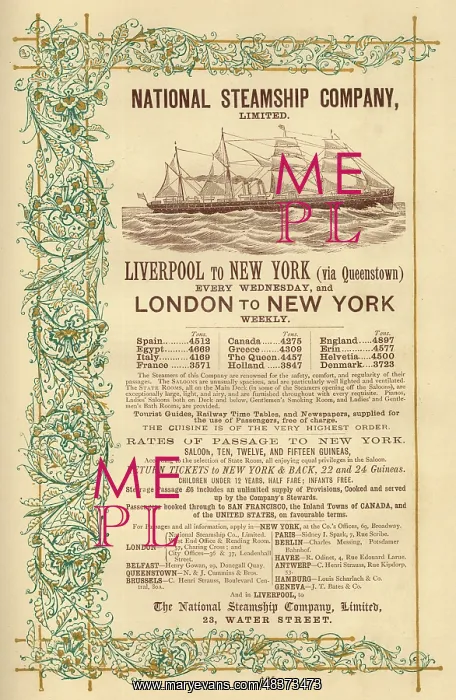 : Advert, National Steamship Company Limited : Advert, National Steamship Company Limited