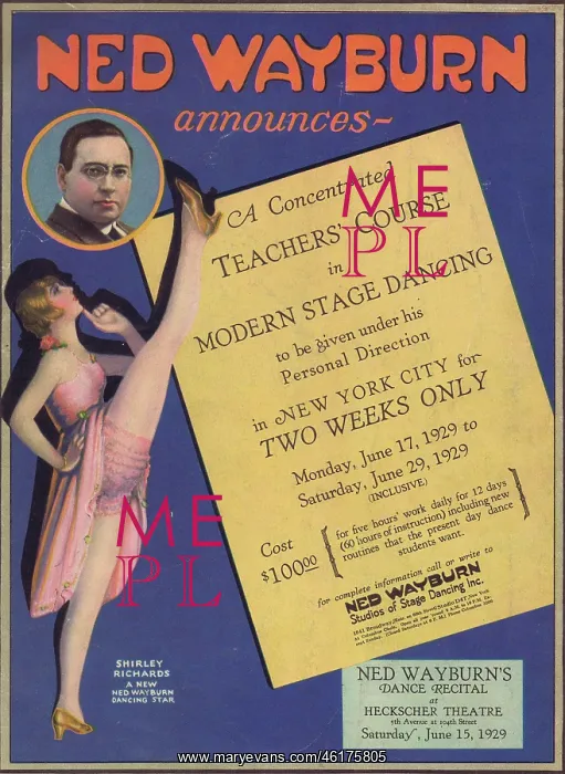 : Advert for Ned Wayburn's concentrated teachers : Advert for Ned Wayburn's concentrated teachers