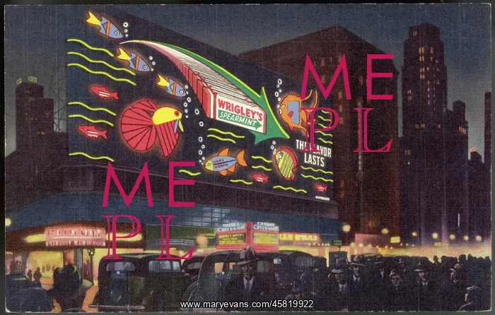 : ADVERT / NEON SIGN 1941 : ADVERT / NEON SIGN 1941