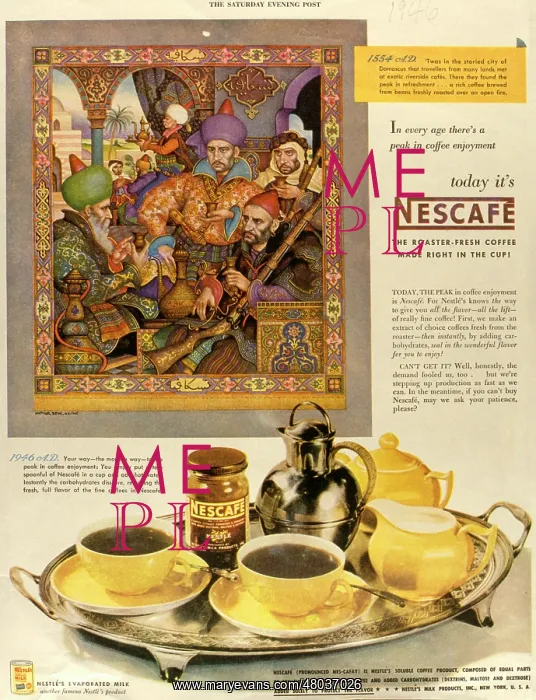 : Advertisement for Nescafe coffee : Advertisement for Nescafe coffee