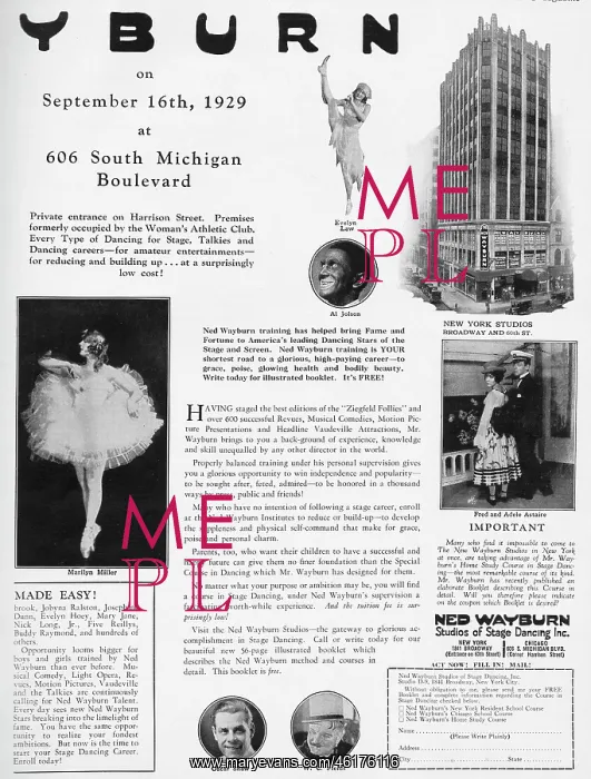 : Advert for New Wayburn's Institute of Dancing : Advert for New Wayburn's Institute of Dancing