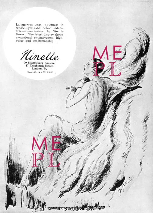  : Advert for Ninette (1926)