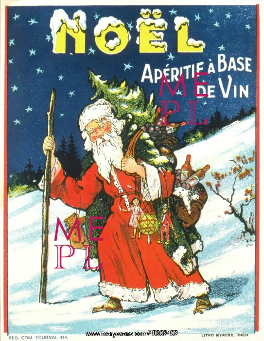 : Advertisement for Noel aperitif : Advertisement for Noel aperitif