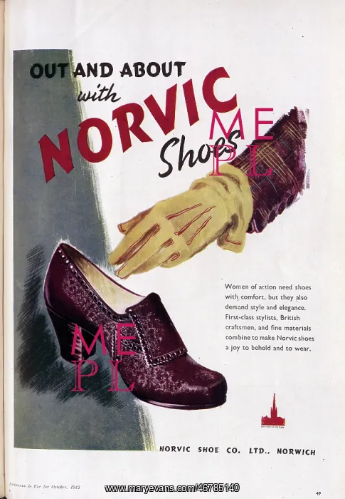 : Advert for Norvic Shoes : Advert for Norvic Shoes