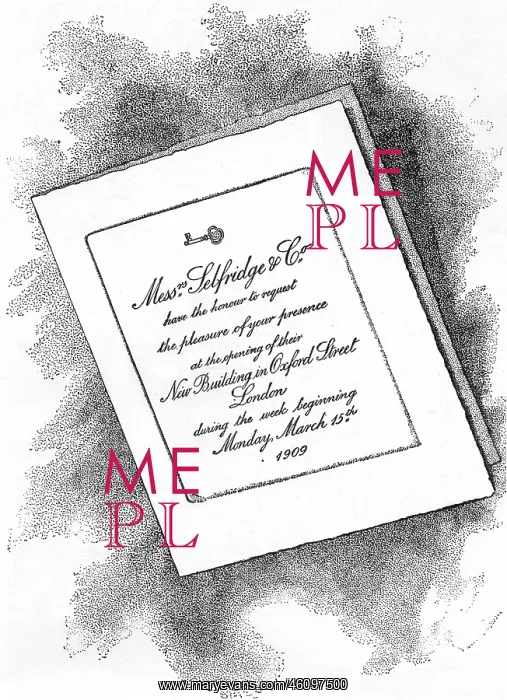 : Advertisement for the opening of Selfridge's, 1909 : Advertisement for the opening of Selfridge's, 1909