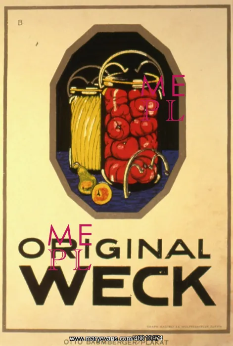 : Advertisement for Original Weck food containers : Advertisement for Original Weck food containers