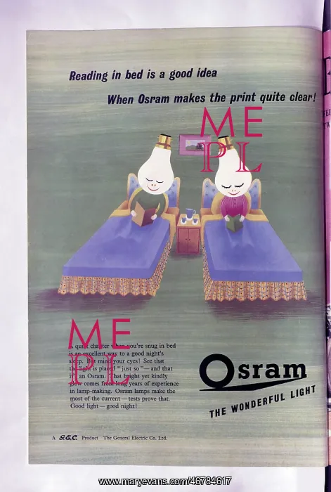 : Advert for Osram : Advert for Osram