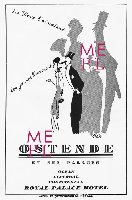  : Advert for Ostende, 1930