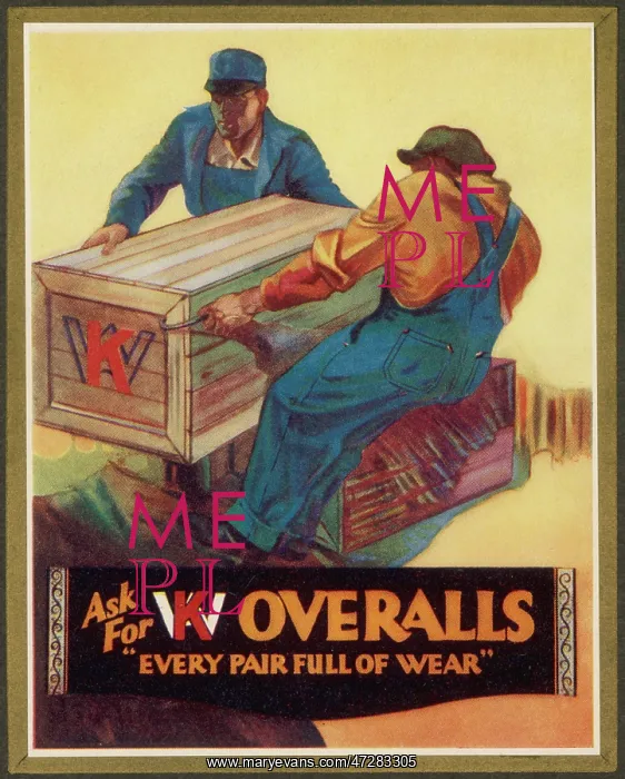  : ADVERT / OVERALLS 1926