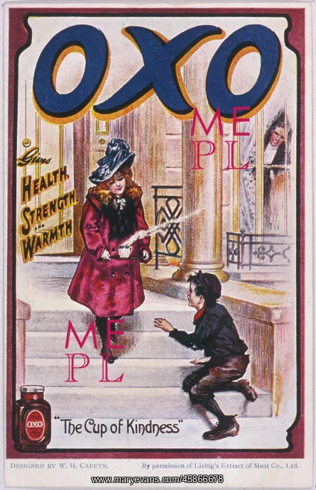 : ADVERT / OXO CAFFYN CARD : ADVERT / OXO CAFFYN CARD