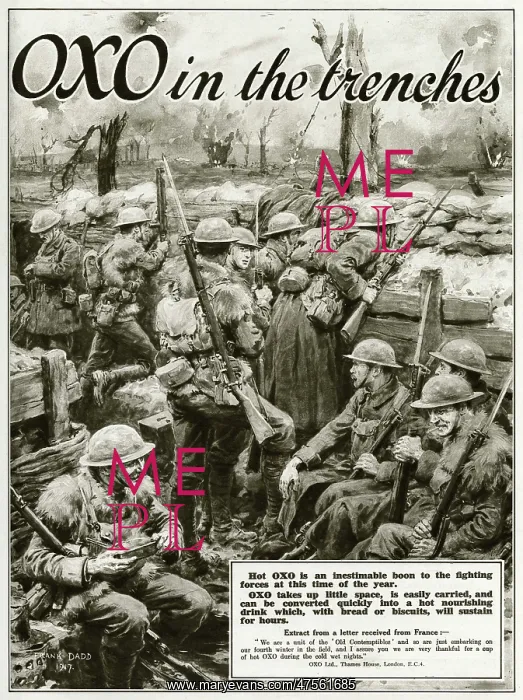 : Advert for Oxo in WWI : Advert for Oxo in WWI