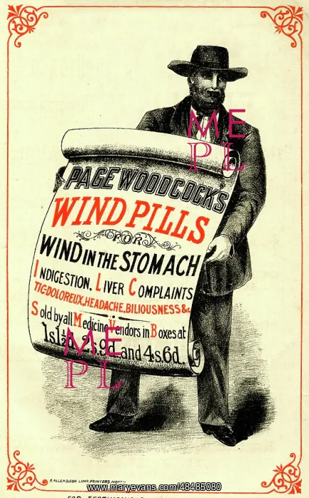 : Advert, Page Woodcock's Wind Pills : Advert, Page Woodcock's Wind Pills