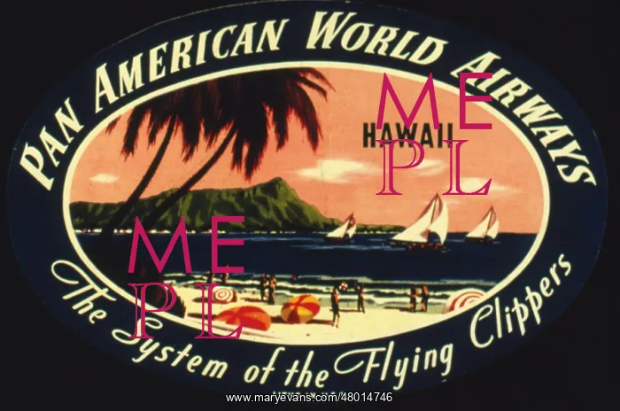 : Advertisement for Pan American World Airways : Advertisement for Pan American World Airways