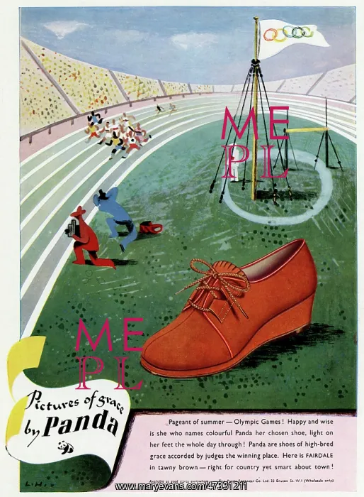 : Advert for Panda footware 1948 : Advert for Panda footware 1948