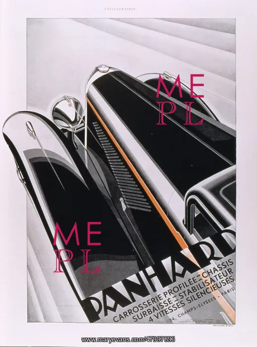 : Advertisement for Panhard cars : Advertisement for Panhard cars