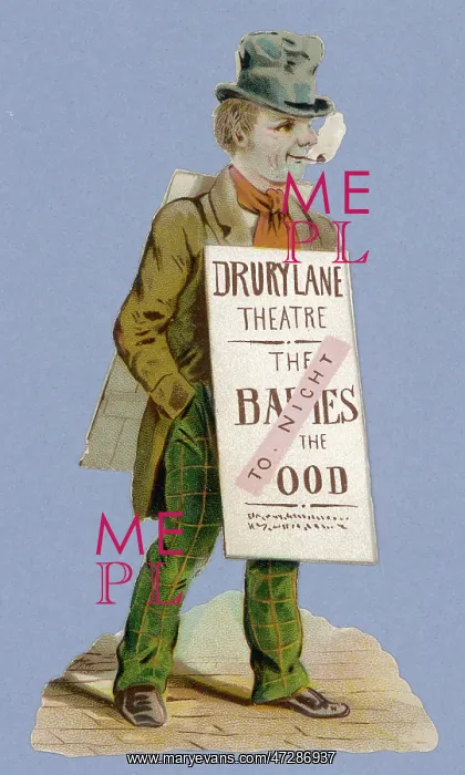 : ADVERT / PANTO SCRAP 19C : ADVERT / PANTO SCRAP 19C