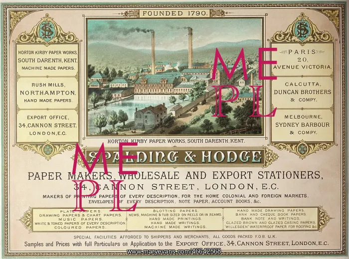 : Advertisement for paper manufacturers : Advertisement for paper manufacturers