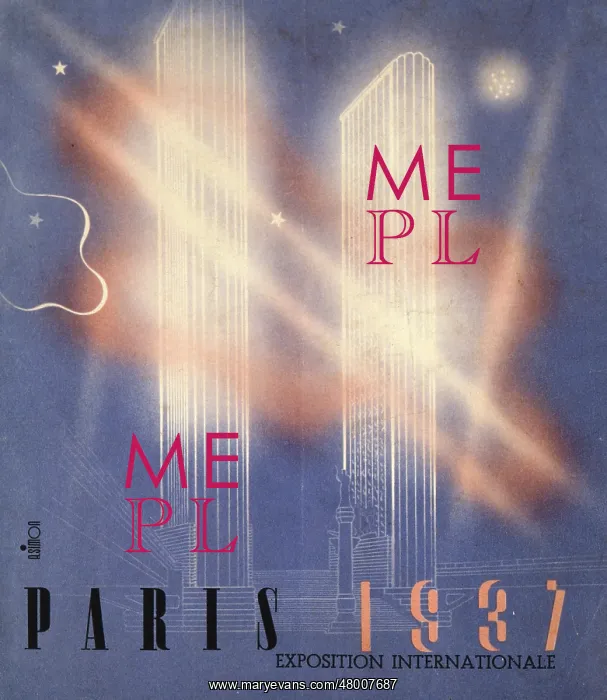 : Advertisement for the Paris International Exhibition : Advertisement for the Paris International Exhibition